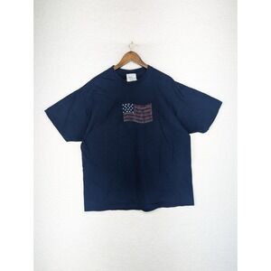 Vintage Age‎ MC Sportswear Women's Rhinestones USA Flag Patriotic XL